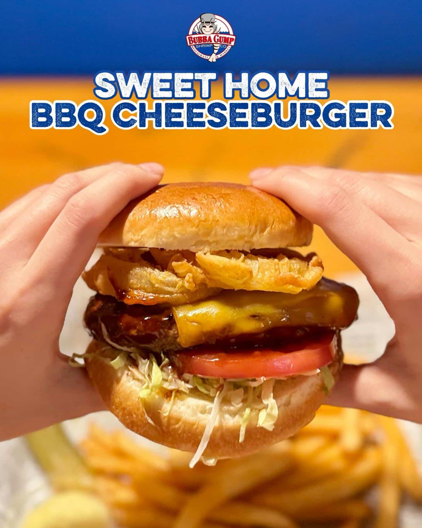 SWEET HOME BBQ CHEESEBURGER🍔